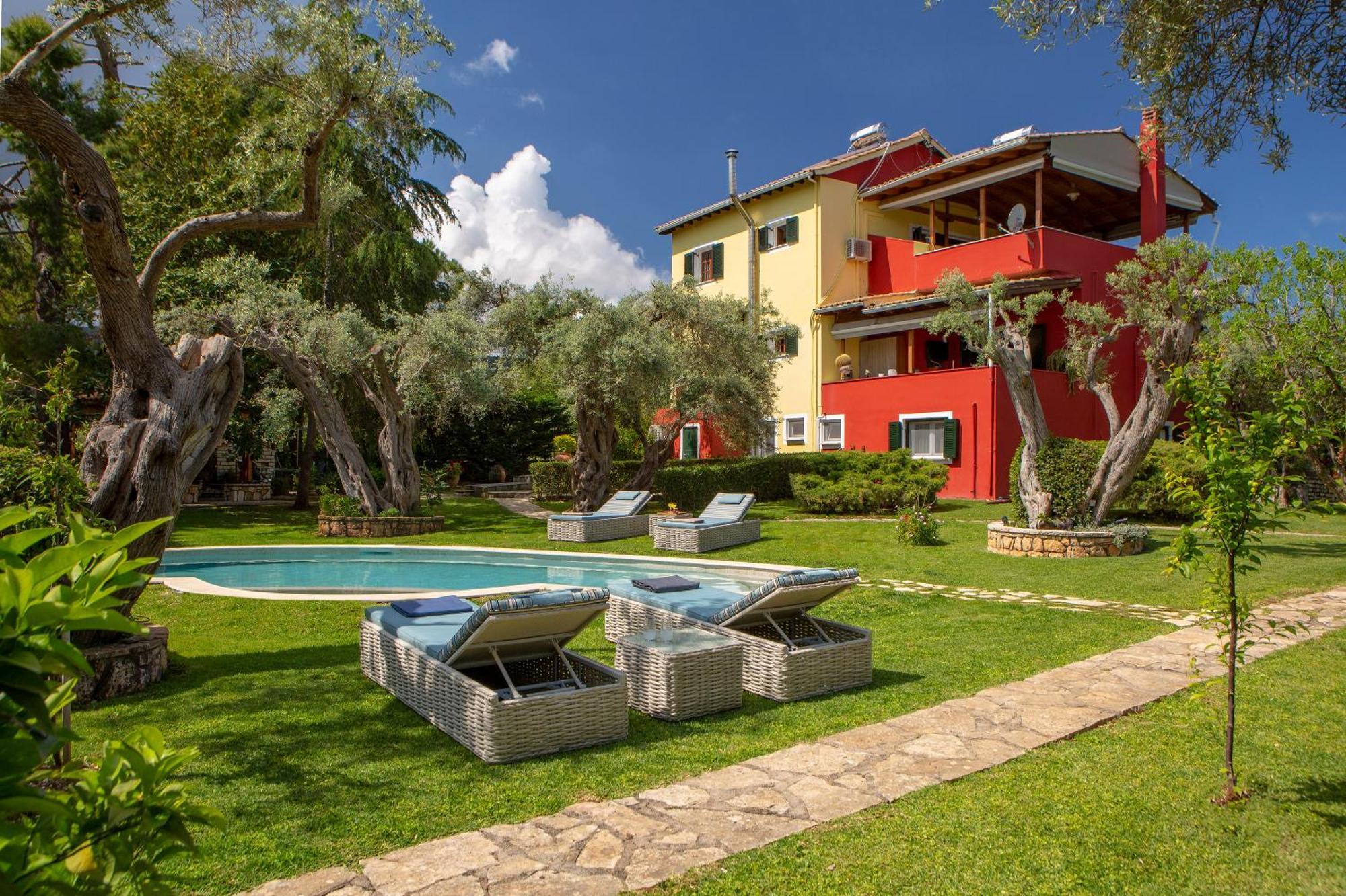 Poly'S Villa Lefkada Apolpaina Esterno foto